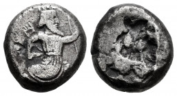 Achaemenid Empire. Artaxerxes II. Siglos. 500-485 BC. (Carradice-Type IV C (pl. XIV, 46)). (Bmc arabia-pl. XXVII, 19). Ag. 5,38 g. Rare. VF. Est...70,...
