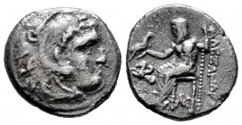 Kingdom of Macedon. Alexander III, "The Great". Drachm. 336-323 BC. (Müller-612). Ag. 3,45 g. Choice F. Est...50,00. 

Spanish Description: Reino de...