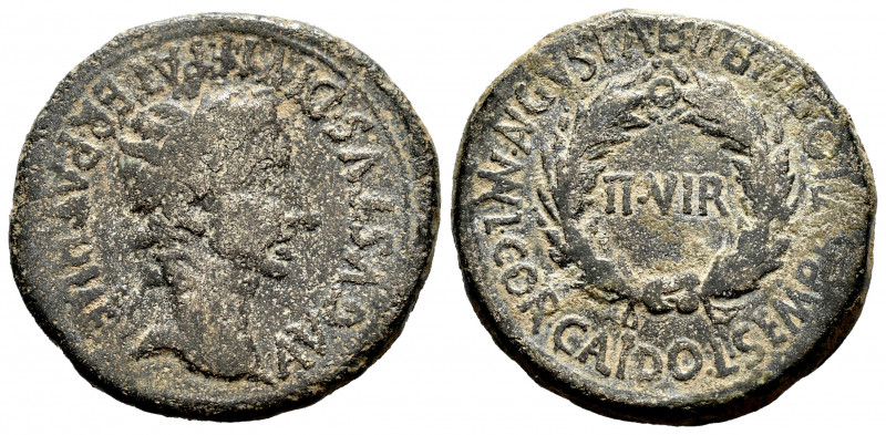 Bilbilis. Augustus period. Unit. 27 BC - 14 AD. Calatayud (Zaragoza). (Abh-280)....