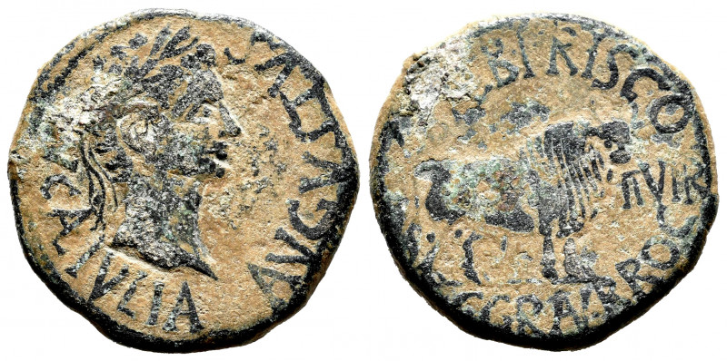 Calagurris. Augustus period. Unit. 27 BC - 14 AD. Calahorra (La Rioja). (Abh-416...