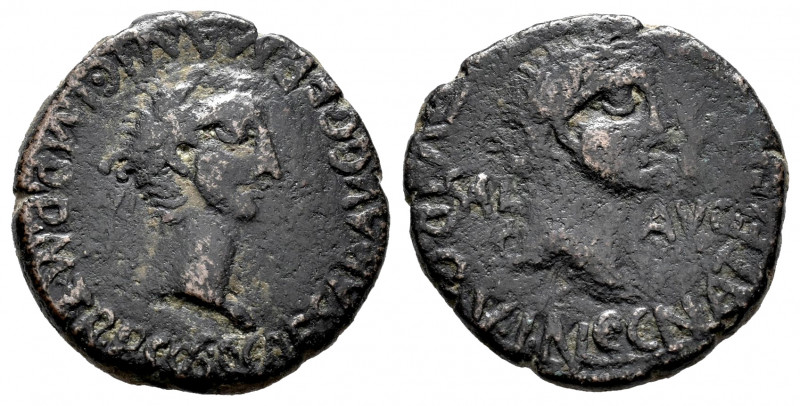 Carthage Nova. Time of Caligula. Half unit. 37-41 AD. Cartagena (Murcia). (Abh-6...