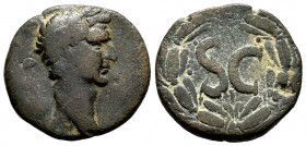 Antoninus Pius. Seleucis and Pieria. Unit. 96-98 AD. Antioch. (McAlee-421j). Rev.: SC, I below; all within wreath. Ae. 10,56 g. Almost F/F. Est...35,0...