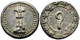 Montuiri. Lead. Mallorca. (Cru. L-2414). Pb. 3,18 g. Choice VF. Est...60,00. 

Spanish Description: Montuiri. Plomo. Mallorca. (Cru. L-2414). Pb. 3,...