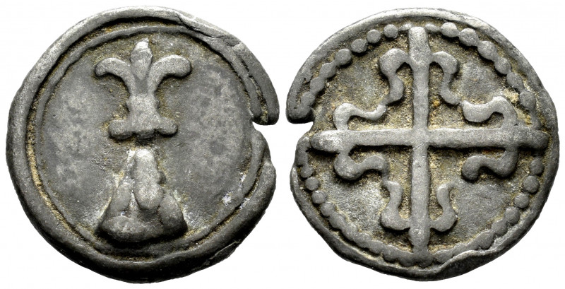 Montuiri. Lead. Mallorca. (Cru. L-2415). Pb. 2,17 g. Choice VF. Est...60,00. 
...