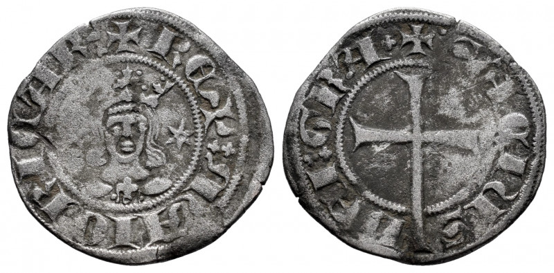 The Crown of Aragon. Sancho I of Mallorca (1311-1324). Dobler. Mallorca. (Cru C....