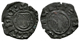 The Crown of Aragon. Joan II. Dinero. Sicilia. (Cru C.G-3023). (Cru VS-984). Ae. 0,68 g. Almost VF/VF. Est...25,00. 

Spanish Description: Corona de...