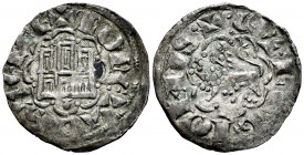 Kingdom of Castille and Leon. Alfonso X (1252-1284). Noven. Coruña. (Bautista-395). (Abm-264). Ve. 0,80 g. Scallop below the castle. VF. Est...40,00. ...