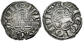 Kingdom of Castille and Leon. Alfonso X (1252-1284). Noven. Sevilla. (Bautista-400). (Abm-269). Ve. 0,89 g. S below the castle. Choice VF. Est...40,00...