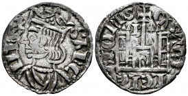 Kingdom of Castille and Leon. Sancho IV (1284-1295). Cornado. Burgos. (Bautista-427). (Abm-296). Ve. 0,84 g. B and star above the castle´s towers. Cho...