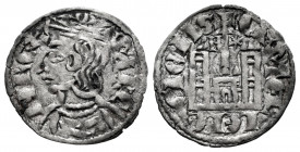 Kingdom of Castille and Leon. Sancho IV (1284-1295). Cornado. Murcia. (Bautista-431.1). Ve. 0,73 g. H and star on the sides of the central cross. VF/C...