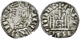 Kingdom of Castille and Leon. Sancho IV (1284-1295). Cornado. Murcia. (Bautista-431.1). Ve. 0,78 g. H and star on the sides of the central cross. VF. ...