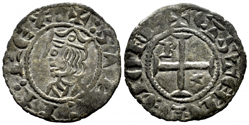 Kingdom of Castille and Leon. Sancho IV (1284-1295). Seisen or Meaja Coronada. B...