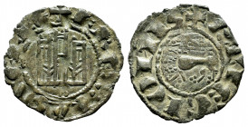 Kingdom of Castille and Leon. Fernando IV (1295-1312). Pepion. Burgos. (Bautista-450). Ve. 0,59 g. B below castle. VF. Est...18,00. 

Spanish Descri...