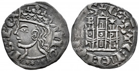 Kingdom of Castille and Leon. Alfonso XI (1312-1350). Cornado. Burgos. (Bautista-471). (Abm-335.1). Ve. 0,86 g. B and star above the castle´s towers. ...