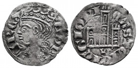 Kingdom of Castille and Leon. Alfonso XI (1312-1350). Cornado. Leon. (Bautista-475.1). Ve. 0,73 g. With L and star above the castle´s towers and L bel...