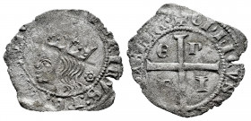 Kingdom of Castille and Leon. Enrique II (1368-1379). Cruzado. (Bautista-625). Ve. 0,88 g. Rose behind the bust. F/Almost VF. Est...50,00. 

Spanish...