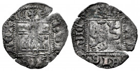 Kingdom of Castille and Leon. Enrique II (1368-1379). Noven. Burgos. (Bautista-679.1). Anv.: Roundel before the lion. Rev.: B below the castle. Ve. 0,...