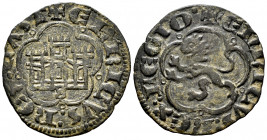 Kingdom of Castille and Leon. Enrique III (1390-1406). 1/2 blanca. Sevilla. (Bautista-773). (Abm-607). Anv.: + ENRICVS : REX : CAST. Rev.: + ERNICVS :...