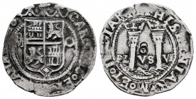 Charles-Joanna (1504-1555). 1 real. México. M-O. (Cal-74). Ag. 3,38 g. Almost VF. Est...70,00. 

Spanish Description: Juana y Carlos (1504-1555). 1 ...