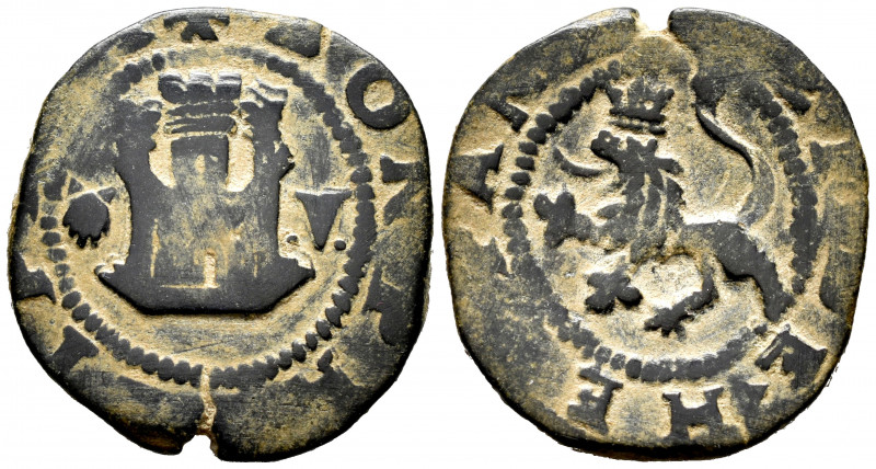 Philip II (1556-1598). 2 maravedis. Coruña. V. (Cal-54). (Jarabo-Sanahuja-A55). ...