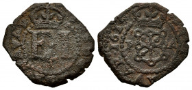 Philip III (1598-1621). 4 cornados. 1615. Pamplona. (Cal-75). Ae. 3,14 g. F/Choice F. Est...25,00. 

Spanish Description: Felipe III (1598-1621). 4 ...