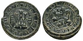 Philip III (1598-1621). 4 maravedis. 1620. Segovia. (Cal-270). (Jarabo-Sanahuja-D256). Ae. 3,11 g. Aqueduct left. Choice VF. Est...25,00. 

Spanish ...