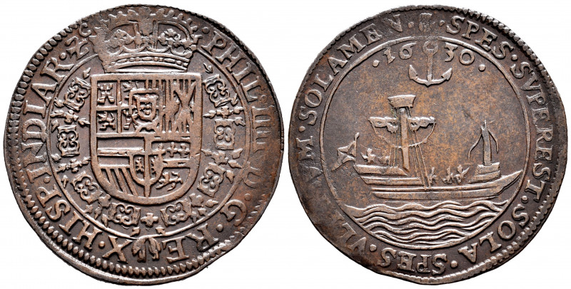 Philip IV (1621-1665). Jeton. 1630. Antwerpen. (Dugn-3853). (Van Loon-II 186). R...