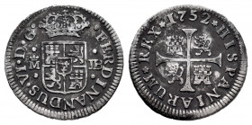 Ferdinand VI (1746-1759). 1/2 real. 1752. Madrid. JB. (Cal-71). Ag. 1,30 g. Choice VF. Est...25,00. 

Spanish Description: Fernando VI (1746-1759). ...