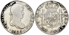 Ferdinand VII (1808-1833). 4 reales. 1825. Potosí. JL. (Cal-1110). Ag. 13,46 g. Choice F. Est...65,00. 

Spanish Description: Fernando VII (1808-183...