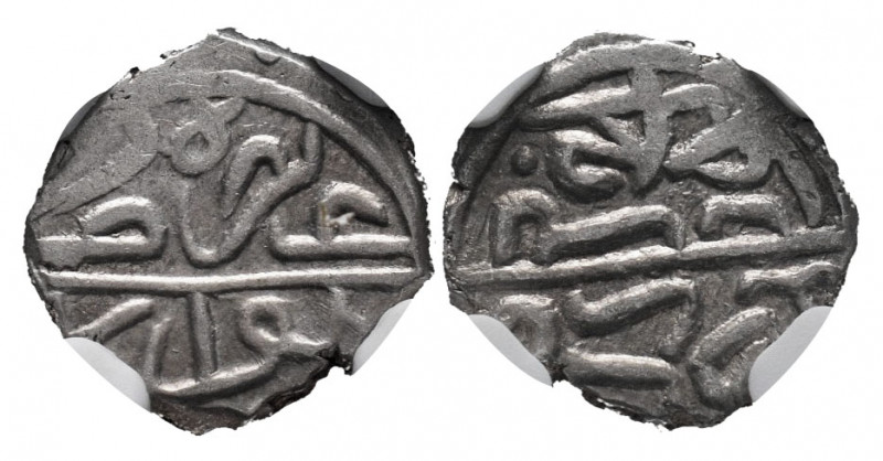 Ottoman Empire. Bayezid II. Akce. 886-918 H / 1481-1512 d.C. Ag. Slabbed by NGC ...