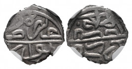 Ottoman Empire. Bayezid II. Akce. 886-918 H / 1481-1512 d.C. Ag. Slabbed by NGC as MS 62. NGC-MS. Est...40,00. 

Spanish Description: Imperio Otoman...