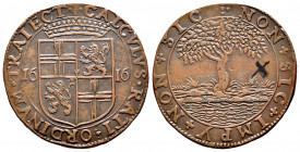 Low Countries. Jeton. 1616. (Dugn-3722). Ae. 5,81 g. Prosperity of the Dutch Republic. VF. Est...25,00. 

Spanish Description: Países Bajos. Jetón. ...