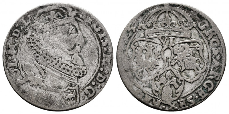Poland. Sigismund III Vasa. 6 groschen. (162)5. (Kopicki-1263). Ag. 3,63 g. Choi...