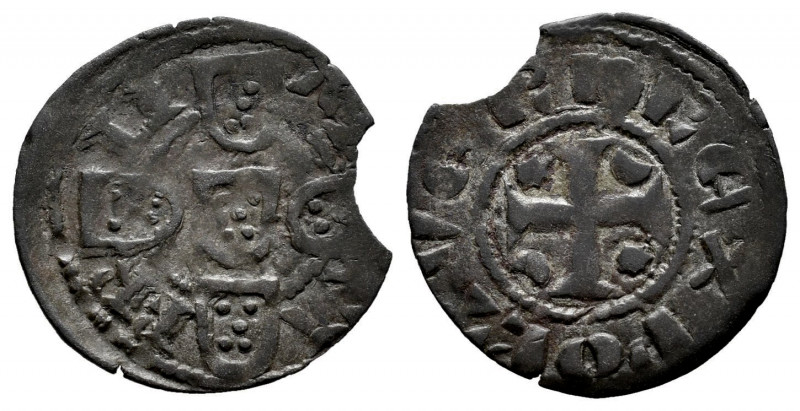 Portugal. D. Dinis I (1279-1325). Dinheiro. (Gomes-04.61). Ve. 0,67 g. VF. Est.....