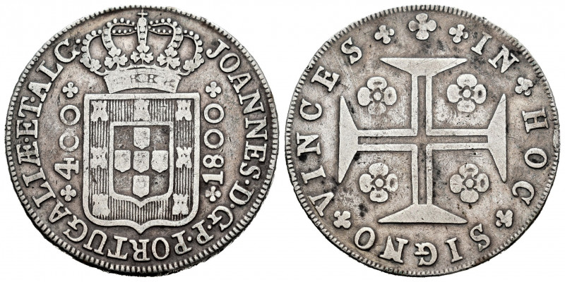 Portugal. D. Joao, Príncipe Regente (1799-1816). 400 reis. 1800. Lisbon. (Gomes-...