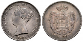 Portugal. D. Maria II (1834-1853). 500 reis. 1842. (Gomes-39.06). Ag. 14,79 g. Attractive patina. VF. Est...55,00. 

Spanish Description: Portugal. ...