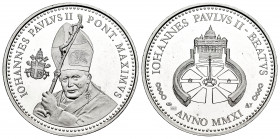 Vatican. Juan Pablo II. Medal. 2011. Rome. Ag. 9,53 g. IOHANNES PAVLVS II - BEATVS. PR. Est...15,00. 

Spanish Description: Vaticano. Juan Pablo II....