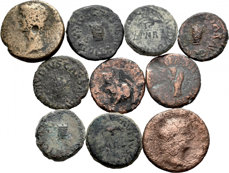 Lot of 10 quadrants of the Roman Empire. TO EXAMINE. F/Almost VF. Est...90,00. ...