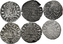 Lot of 6 medieval fleeces. TO EXAMINE. Almost VF/VF. Est...80,00. 

Spanish Description: Lote de 6 vellones medievales. A EXAMINAR. MBC-/MBC. Est......
