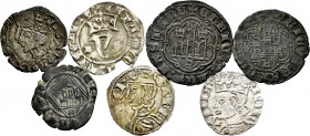 Lot of 7 medieval fleeces. TO EXAMINE. Almost VF/Choice VF. Est...70,00. 

Spanish Description: Lote de 7 piezas medievales. A EXAMINAR. MBC-/MBC+. ...