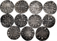 Lot of 11 French medieval coins. TO EXAMINE. Almost VF/Choice VF. Est...150,00. 

Spanish Description: Lote de 11 monedas medievales francesas. A EX...