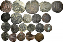 Lot of 20 coins of the Catholic Kings. Contains Blancas, 2 and 4 Maravedís; great variety of mints. Ae. TO EXAMINE. Almost F/Almost VF. Est...65,00. ...