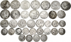 Lot of 35 silver coins of the Centenary of the Peseta, small modules. TO EXAMINE. Almost F/F. Est...120,00. 

Spanish Description: Lote de 35 piezas...
