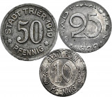 Lot of 3 coins from Germany, 10, 25, 50 pfennig. TO EXAMINE. VF/Choice VF. Est...25,00. 

Spanish Description: Lote de 3 piezas de Alemania, 10, 25,...