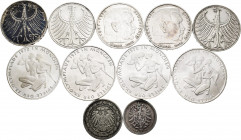 Lot of 11 German silver coins. TO EXAMINE. Almost VF/Almost MS. Est...100,00. 

Spanish Description: Lote de 11 monedas de plata alemanas. A EXAMINA...