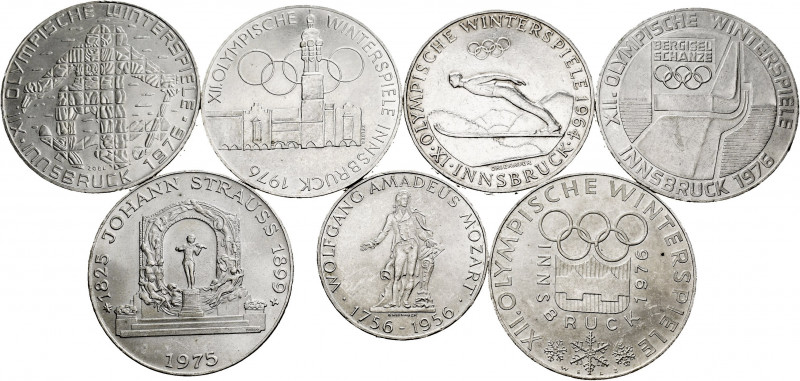Lot of 7 Austrian silver coins.. TO EXAMINE. Mint state. Est...120,00. 

Spani...