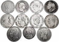 Lot of 11 different silver world coins. TO EXAMINE. F/Almost VF. Est...150,00. 

Spanish Description: Lote de 11 monedas mundiales de plata diferent...