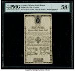 Austria Wiener Stadt Banco 5 Gulden 1806 Pick A38a PMG Choice About Unc 58 EPQ. 

HID09801242017

© 2020 Heritage Auctions | All Rights Reserved