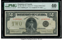 Canada Dominion of Canada $2 23.6.1923 Pick 34j DC-26j PMG Extremely Fine 40. 

HID09801242017

© 2020 Heritage Auctions | All Rights Reserved