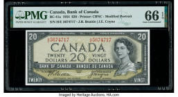 Canada Bank of Canada $20 1954 Pick 80a BC-41a PMG Gem Uncirculated 66 EPQ. 

HID09801242017

© 2020 Heritage Auctions | All Rights Reserved
